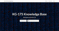 Desktop Screenshot of kg175wiki.com